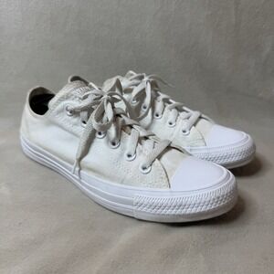 Converse Chuck Taylor All Star Low Top Womens 8.5, Mens 6.5 Triple White CTAS